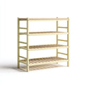 Zapateros madera clara 68x26x73 cm - beige-madera - diseño simple