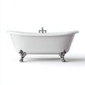 Bañera - Acrílico - 165x72x62 cm - Blanco - Apto para baño - Estilo clásico