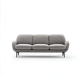 Sofá de 3 plazas-tela gruesa-192x88x92 cm-gris claro-estilo moderno ligero