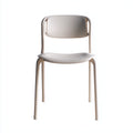Silla de jardín plástico 45x50x85 cm - blanco - estilo moderno apta para exterior