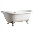 Bañera - Acrílico - 169x74x61 cm - Blanco - Apto para baño - Estilo clásico